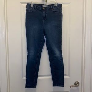 ELOQUII DENIM HIGH WAISTED SKINNY JEANS SIZE 14